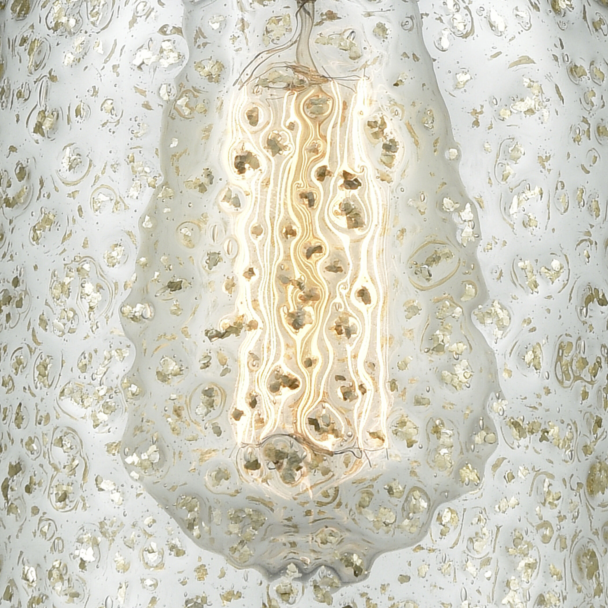 Caledonia 1 Light 5 inch Satin Gold Sconce Wall Light in Mica Glass